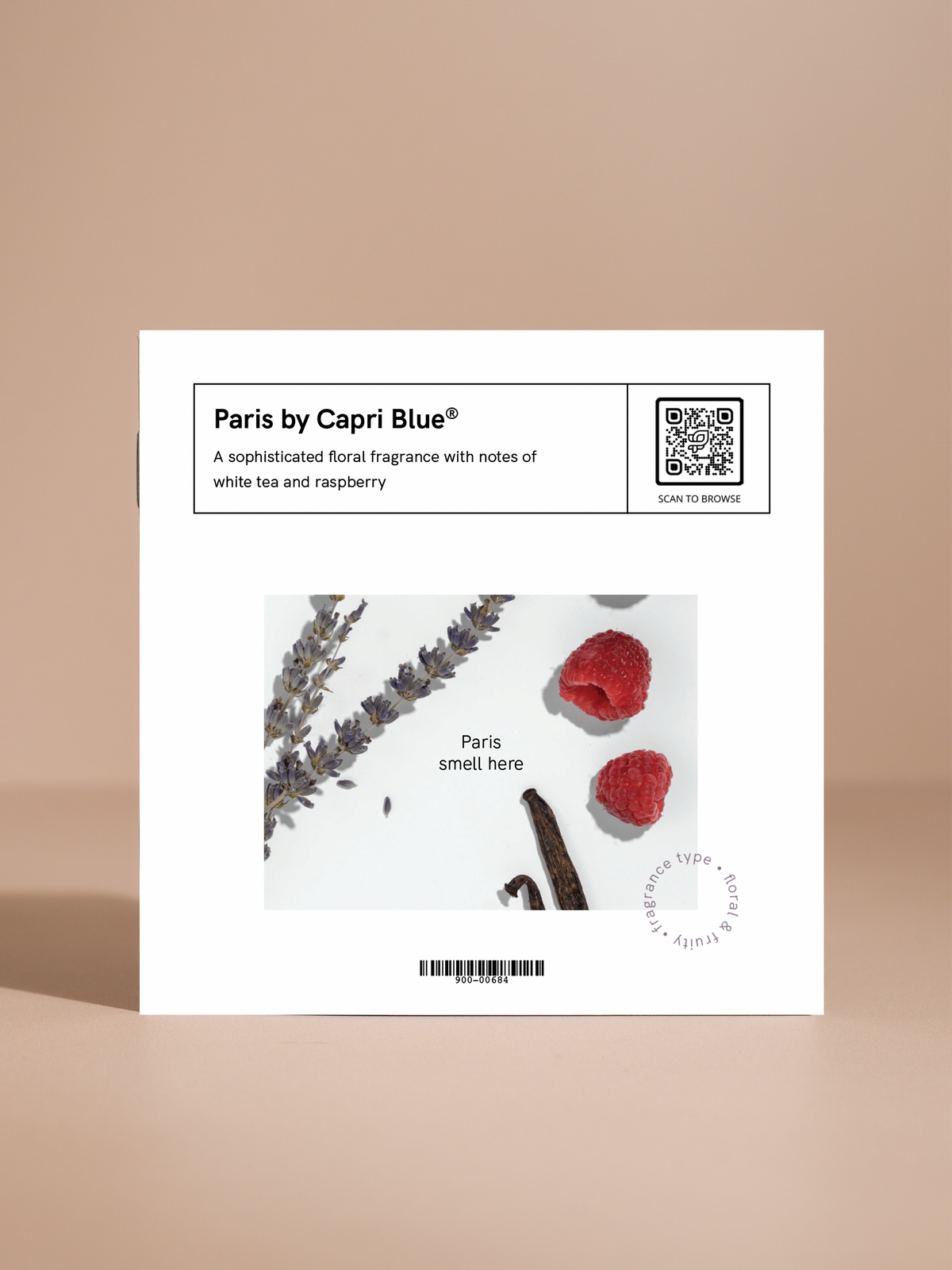 Paris Scent Sample Card