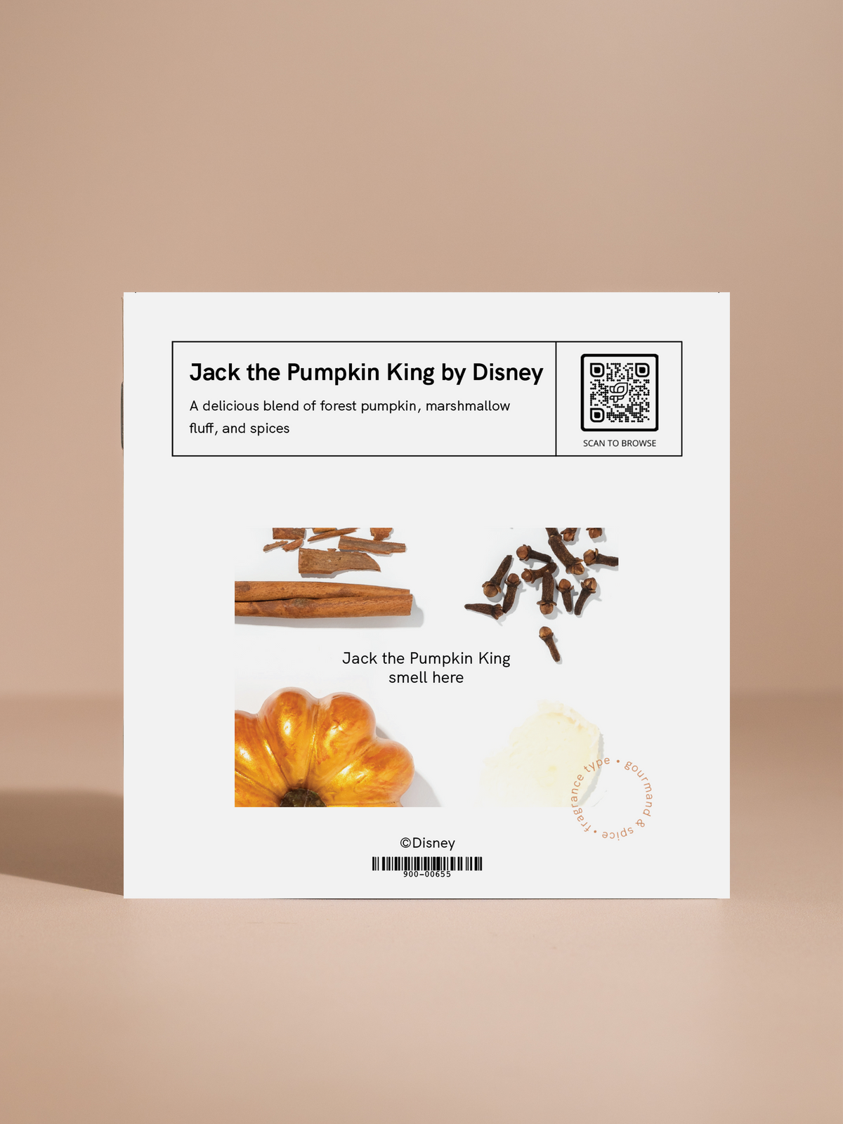 Jack the Pumpkin Scent Sample Card